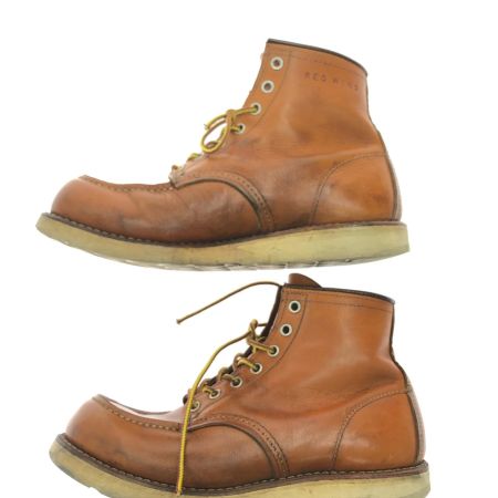  RED WING レッドウィング メンズブーツ モックトゥ アイリッシュセッター 犬タグ 復刻 25.5cm 9875 ブラウン