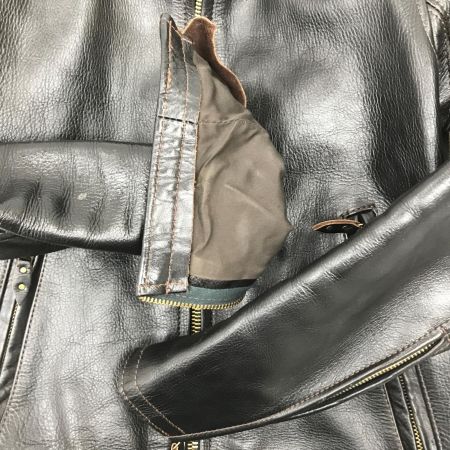  STANDARD MOTORCYCLE LEATHER ジャケット レザージャケット SIZE 38 メンズ ブラック