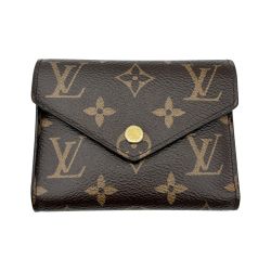 ▼▼ LOUIS VUITTON ルイヴィトン 3つ折り財布 モノグラム ポルトフォイユ・ヴィクトリーヌ NZ4119 Bランク