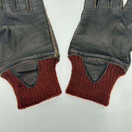  THE REAL McCOY'S ザリアルマッコイス レザーグローブ サイズ8 ブラウン