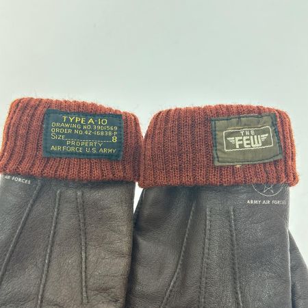  THE REAL McCOY'S ザリアルマッコイス レザーグローブ サイズ8 ブラウン