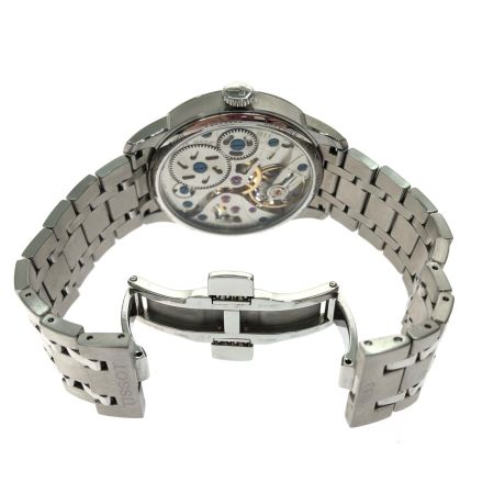  TISSOT ティソ メンズ腕時計 手巻き シュマンドトゥレル スケルトン WJHU8LBAZ/T099405A