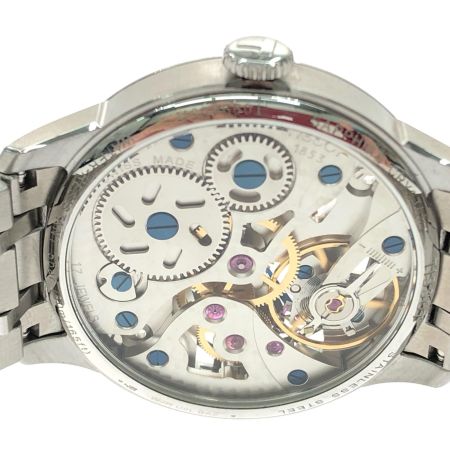  TISSOT ティソ メンズ腕時計 手巻き シュマンドトゥレル スケルトン WJHU8LBAZ/T099405A