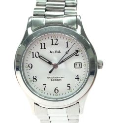 ▼▼ SEIKO セイコー メンズ腕時計 クオーツ ALBA アルバ デイト  7N32-K004 Bランク