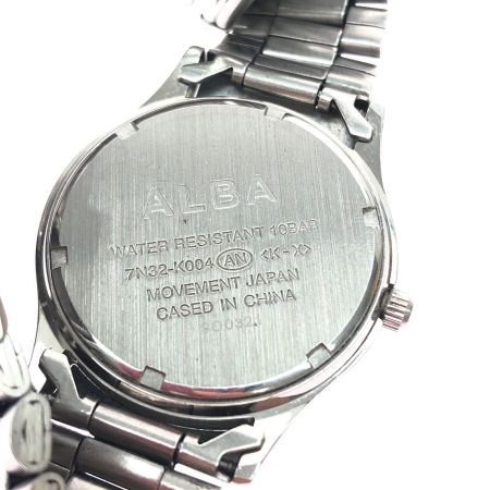  SEIKO セイコー メンズ腕時計 クオーツ ALBA アルバ デイト  7N32-K004