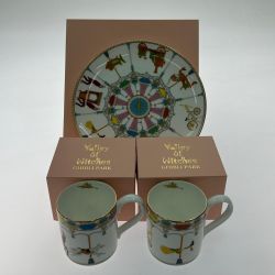 ▼▼  ジブリパーク限定 魔女の谷メリーゴーランド マグカップ/プレート3点セット ノリタケ Aランク