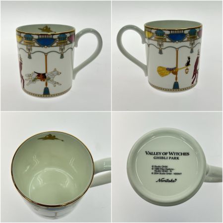   ジブリパーク限定 魔女の谷メリーゴーランド マグカップ/プレート3点セット ノリタケ