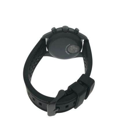  OMEGA オメガ メンズ腕時計 クオーツ クロノグラフ SWATCHコラボ ミッション トゥ マーキュリー ベルト社外品 S033A100