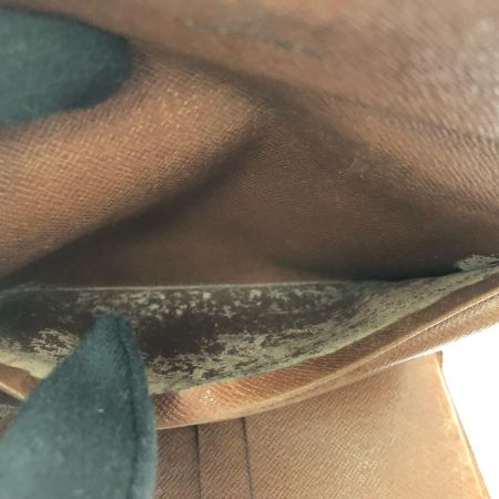  LOUIS VUITTON ルイヴィトン レディース 三つ折り財布 モノグラム ポルトトレゾール・エテュイパピエ M61202 ブラウン