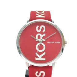 MICHAEL KORS マイケルコース レディース腕時計 クオーツ チャーリー シリコンベルト ビッグフェイス MK2827 Bランク