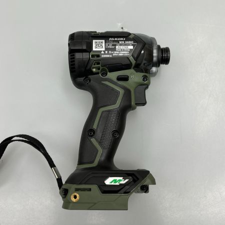  HiKOKI ハイコーキ インパクトドライバ コードレス式 36ｖ 充電器・充電池2個・ケース付 WH36DC オリーブ