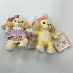 ▼▼  香港ディズニーランド ダッフィー＆フレンズ クッキーアン ぬいぐるみキーホルダー 2個セット Aランク