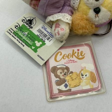  香港ディズニーランド ダッフィー＆フレンズ クッキーアン ぬいぐるみキーホルダー 2個セット