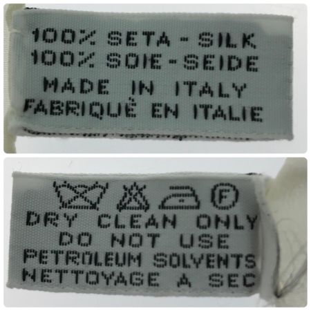  CHANEL シャネル スカーフ ホワイト×ブラック マドモアゼル ビジュー ホワイト×ブラック