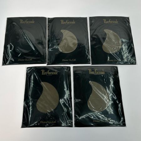  DIANA ダイアナ ピュアグランデ　ライトベージュ4枚 シャインブラック1枚 140デニール