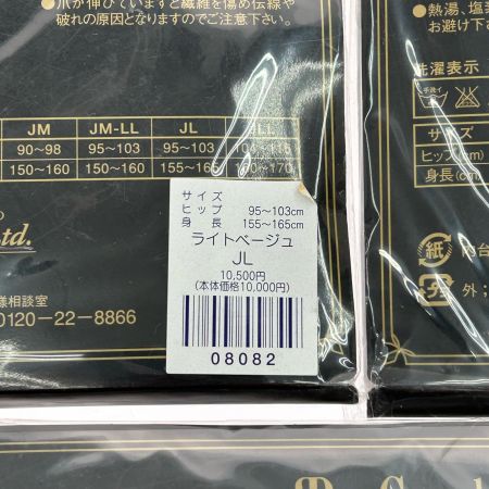  DIANA ダイアナ ピュアグランデ　ライトベージュ4枚 シャインブラック1枚 140デニール