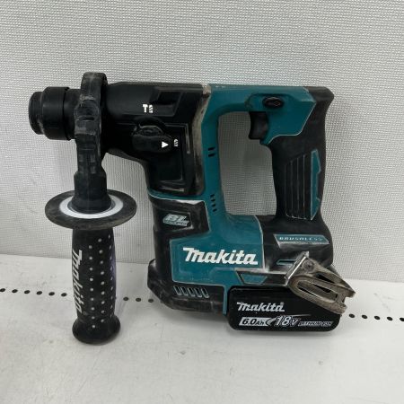  MAKITA マキタ ハンマドリル コードレス式 18v 6.0Ah 充電器・充電池1個・ケース付 コ HR171D ブルー