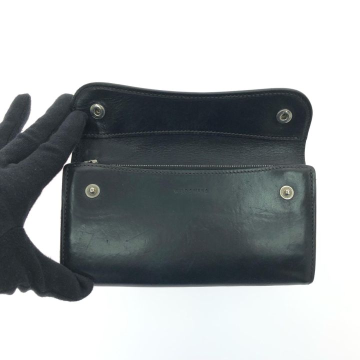 ▼▼WILDSWANS ワイルドワンズ メンズ 長財布 SADDLE PULL UP サドルプルアップ ブラック WILDSWANS ワイルドワンズ メンズ 長財布 SADDLE PULL UP サドルプル