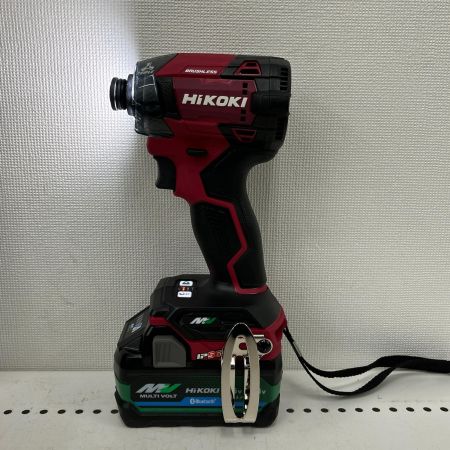  HiKOKI ハイコーキ インパクトドライバ 充電器・充電池2個・ケース付 WH36DD 2XHRSZ レッド