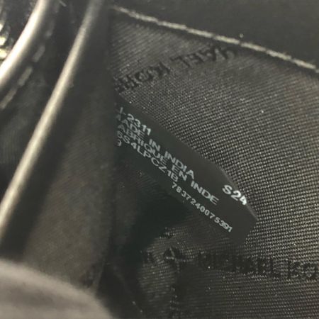 MICHAEL KORS マイケルコース ユニセックス ラウンドファスナー 長財布 MK シグネチャー 36S4LPCZ1B ホワイト×ブラック