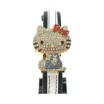▼▼ SANRIO サンリオ レディース腕時計 クオーツ ハローキティ 40周年記念 スワロフスキー 613037 Aランク