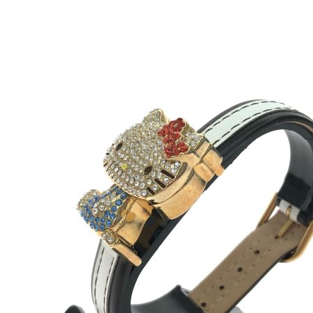  SANRIO サンリオ レディース腕時計 クオーツ ハローキティ 40周年記念 スワロフスキー 613037