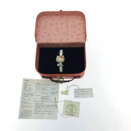  SANRIO サンリオ レディース腕時計 クオーツ ハローキティ 40周年記念 スワロフスキー 613037