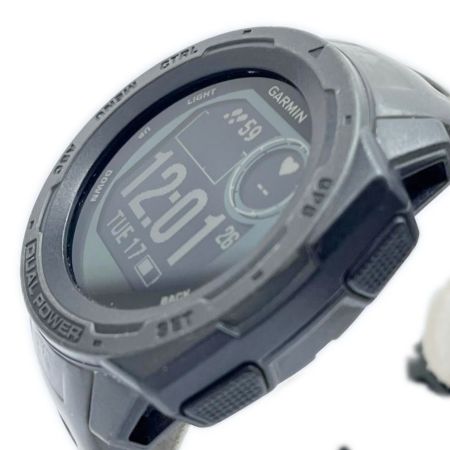  GARMIN ガーミン 腕時計 デジタルウォッチ Dual Power 箱・USB付 MIL-STD810G