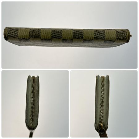  LOUIS VUITTON ルイヴィトン 長財布 ダミエ アズールジッピーウォレット N60019 ホワイト