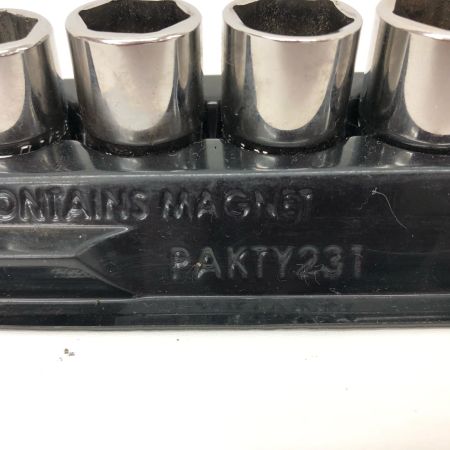  Snap-on スナップオン ハンドツール 3/8ショートソケットセット 6角 12P マグネットトレイ PAKTY231