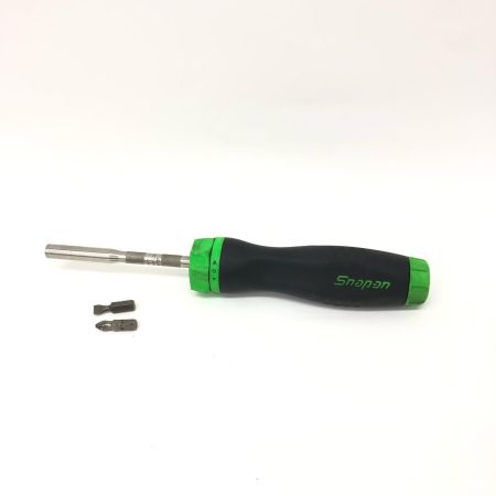  Snap-on スナップオン ハンドツール ラチェットドライバー ビット2個付属 SGDMRC4A グリーン