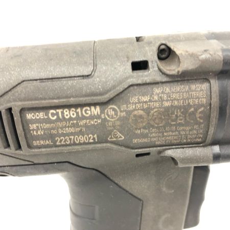  Snap-on スナップオン 電動工具 3/8マイクロコードレスインパクトレンチ 14.4V 充電器・充電池2個付 PSEマーク有 CT861GM