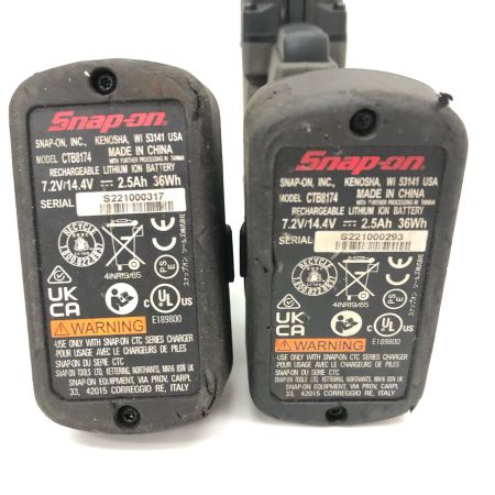  Snap-on スナップオン 電動工具 3/8マイクロコードレスインパクトレンチ 14.4V 充電器・充電池2個付 PSEマーク有 CT861GM