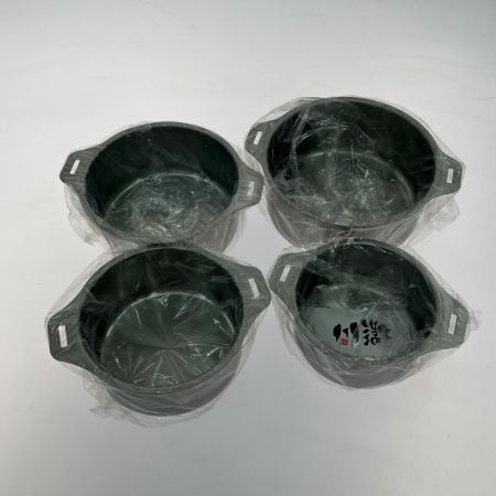  燕三 IH対応ハンドル着脱式鍋4点セット 蒸し台付