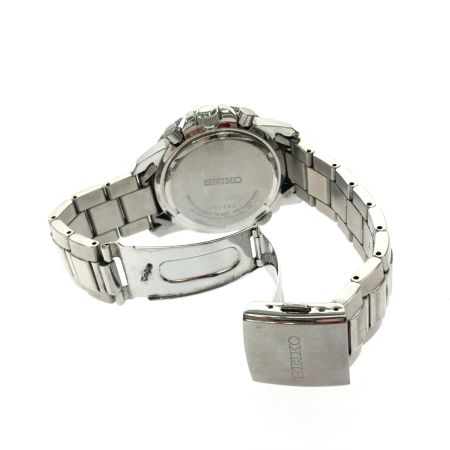  SEIKO セイコー メンズ腕時計 ソーラー充電 クロノグラフ デイト  V172-0AG0