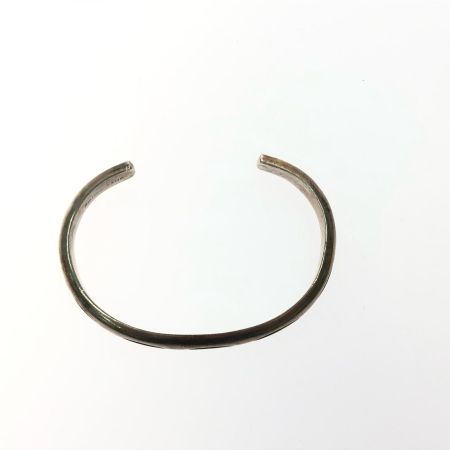  sterling tahe スターリングタホ ユニセックス インディアンジュエリー ナバホ族 シルバーバングル スタンプワーク 23.8g 