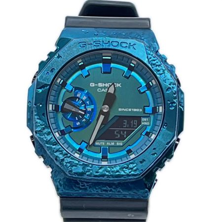  CASIO カシオ G-SHOCK 腕時計 アドヴェンチャラーズストーン GM-2140GEM ブルー