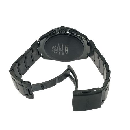  SEIKO セイコー メンズ腕時計 電波ソーラー BRIGHTZ ブライツ オールブラック デイト 7B27-0AC0