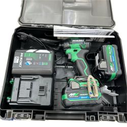 HiKOKI ハイコーキ インパクトドライバ コードレス式 36v 充電器・充電池2個・ケース付 WH36DD グリーン Sランク