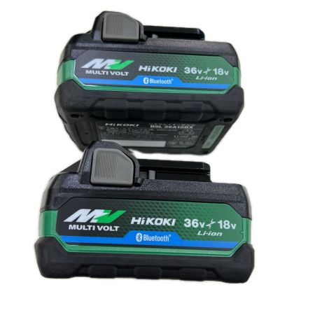 HiKOKI ハイコーキ インパクトドライバ コードレス式 36v 充電器・充電池2個・ケース付 WH36DD グリーン