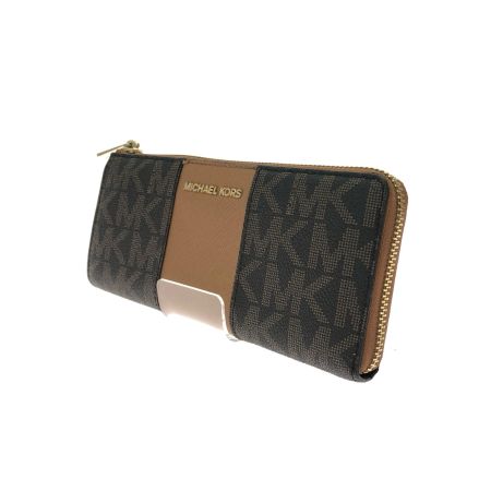  MICHAEL KORS マイケルコース レディース長財布 L字ファスナー アウトレット 35S8GIJE3B ブラウン