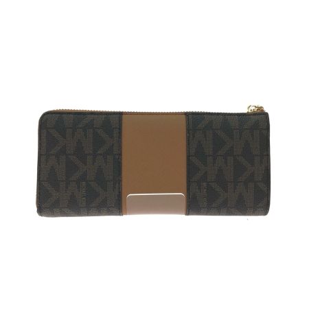  MICHAEL KORS マイケルコース レディース長財布 L字ファスナー アウトレット 35S8GIJE3B ブラウン