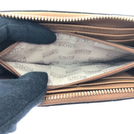  MICHAEL KORS マイケルコース レディース長財布 L字ファスナー アウトレット 35S8GIJE3B ブラウン