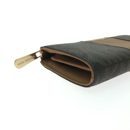  MICHAEL KORS マイケルコース レディース長財布 L字ファスナー アウトレット 35S8GIJE3B ブラウン