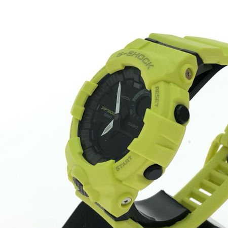  CASIO カシオ メンズ腕時計 クオーツ デジアナウォッチ 歩数計測 Bluetooth 搭載  GBA-800 レモンイエロー