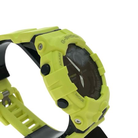  CASIO カシオ メンズ腕時計 クオーツ デジアナウォッチ 歩数計測 Bluetooth 搭載  GBA-800 レモンイエロー