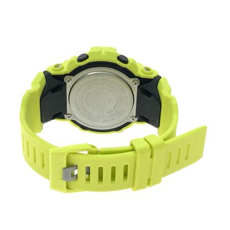  CASIO カシオ メンズ腕時計 クオーツ デジアナウォッチ 歩数計測 Bluetooth 搭載  GBA-800 レモンイエロー