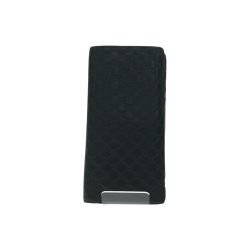 ▼▼ GUCCI グッチ メンズ 二つ折り長財布 マイクログッチシマ ロングウォレット カードケース 小銭入れなし ブラック Cランク