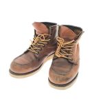 ▼▼ RED WING レッドウィング メンズブーツ モックトゥ アイリッシュセッター 縦刺繍羽タグ 26cm ブラウン Bランク