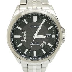 ◆◆ CITIZEN シチズン 腕時計 エコドライブ 本体のみ ステンレススチール ブラック GN-4W-S12G Bランク